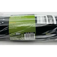 Chilitec 4-fach Steckdosenblock + 2x USB schwarz 250V/ 16A Aufbaumontage USB 3,1A