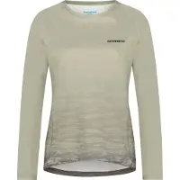 Shimano Woman's SAIKO Long Sleeve warm Printed, Restore Green
