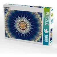 CALVENDO Mandala blau 1000 Teile Puzzle quer 640x480mm, Bässler Christine; 7425413