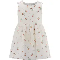 Happy girls Sommerkleid "Mädchenkleid", Mädchen, Gr. 98, EURO-Größen, ecru, Stoff, 100% Baumwolle, normal, Kleider Sommerkleid