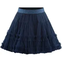 Happy girls Sommerkleid "Rock", Mädchen, Gr. 116, EURO-Größen, navy, Stoff, 100% Polyester, normal, Kleider Sommerkleid