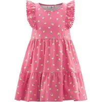 Happy girls Sommerkleid "Mädchenkleid", Mädchen, Gr. 128, EURO-Größen, pink, Stoff, 100% Baumwolle, normal, Kleider Sommerkleid
