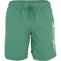 Champion Badeshorts "Beachshort Standard Fit", Herren, Gr. XL, N-Gr, grün (foli), Web, Polyamid, unifarben, Badehosen Badeshorts, mit Logostickerei, unifarben, pflegeleicht, schnell trocknend
