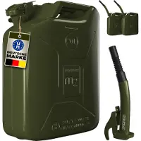 Monzana Metallkanister 20L 3er-Set inkl Ausgießer