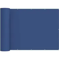 vidaXL Balkon Sichtschutz 200 x 700 cm Stoff mit PolyurethanBeschichtung Blau