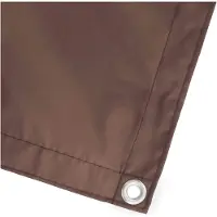 vidaXL Balkon Sichtschutz 200 x 800 cm Stoff mit PolyurethanBeschichtung Braun