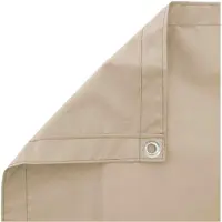 vidaXL Balkon Sichtschutz 200 x 300 cm Stoff mit PolyurethanBeschichtung Beige