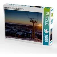 CALVENDO Sonnenaufgang mit Blick auf Oberwiesenthal 1000 Teile Puzzle quer 640x480mm, N N; 7440744