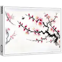 Raxxa Premium-Puzzle "Cherry Blossoms in asian ink painting", 1000 Teile