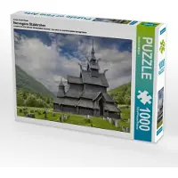 CALVENDO Ein Motiv aus dem Kalender Norwegens Stabkirchen 1000 Teile Puzzle quer 640x480mm, Wittich Reinhold; 7459659