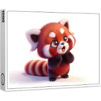 Raxxa Premium-Puzzle "Baby-Roter-Panda", 1000 Teile