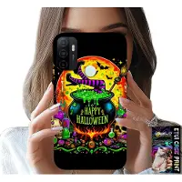 Inny producent Hülle für Oppo A53S / A53 2020 - Hexe, Kessel, Zauberstab, Halloween, Glasdesign