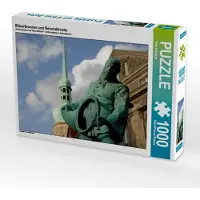 CALVENDO Bläserbrunnen und Reinoldikirche 1000 Teile Puzzle quer 640x480mm, Schickert Peter; 7439260