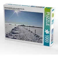 CALVENDO Schneelandschaft auf der schwäbischen Alb 1000 Teile Puzzle quer 640x480mm, Briehl Ludwig; 7445372