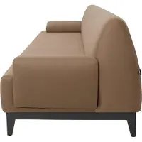 AEA Brauner Zweisitzer Wohnzimmer Polster 2-Sitzer Moderner 2-er Couch