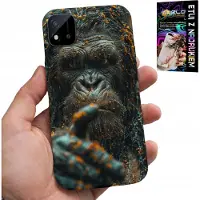 Inny producent Hülle für Realme C11 2021 - Motiv: Affe, kleines Affenkind, Gorilla, Tiere + Schutzglas