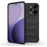 OEM Hoesje mit schokbeständiger zachte Bumper, anti-val Airbag-Design, ultradünner schwarzer Schutz für Oppo Reno14 Pro 5G