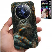 Inny producent Hülle für Realme 12 Pro+ - Affe, kleines Affenkind, Gorilla, Tiere + Schutzfolie