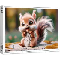 Raxxa Premium-Puzzle "Baby-Eichhörnchen", 1000 Teile
