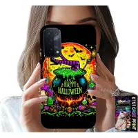 Inny producent Hülle für Oppo A54 / A74 / A93 - Hexe, Kessel, Zauberstab, Halloween, Glas