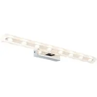 Paulmann Galeria LED Bilderleuchte Block 9,5W Chrom/transparent 230V Metall/Acryl