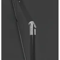 OEM Sonnenschirm 180x120 cm Anthrazit