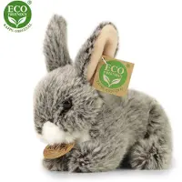 Rappa Kuscheltier Kaninchen grau Plüsch nachhaltig 17 cm ECO Spielzeug