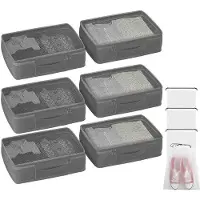 OEM Graue 15L Aufbewahrungsboxen und Organizer, 6 Klappboxen und 4 Reißverschlusstaschen