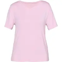 JOOP! Pyjamaoberteil JOOP, Herren, Gr. 40, mauve, Jersey, Obermaterial: 95% Modal, 5% Elasthan, bequem hüftbedeckend, V-Ausschnitt, Shirts Pyjamaoberteil, mit V-Ausscshnitt und kurzem Arm