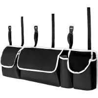 Markenlos Kofferraumorganizer mit 4 Fächern für optimale Aufbewahrung - 90x25x12 cm