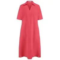 Peter Hahn Kleid Hemdkragen rot, 48