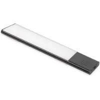 Emuca USB wiederaufladbare LED-Wandleuchte Kaus Black mit Näherungssensor,