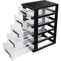 OEM Schwarzer Organizer Kunststoff Aufbewahrungsbox
