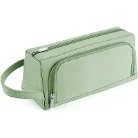 OEM Schulheft-Etui - Etui mit großem Fassungsvermögen - vertikaler Öffnung - Ideal für Schüler - tragbar - doppellagig - grün - 22*11*9 cm