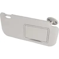 OEM Autozonneklep met Make-upspiegel voor Bestuurderszijde Links - Grijze - Compatibel mit Gesteuert von der linken Seite - Grau - Für Fahrerseite - Kompatibel mit Levin 14-19.