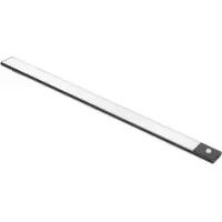Emuca USB wiederaufladbare LED-Wandleuchte Kaus Black mit Bewegungssensor,,