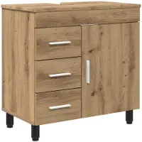 Syfax Waschtisch Artisan-Eiche 60 x 35 x 60 cm Holzwerkstoff
