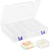 OEM 40 Mini-Aufbewahrungsboxen transparent, 5,5 cm, mit Deckel