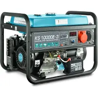 Könner&Sohnen KS10000E-3 Stromerzeuger Generator Benzin Notstrom 18 PS 4-Takt mit E-Starter