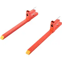 StarTech.com Palettengabeln - Gabelträger zum Anklemmen - Tragkraft 907 kg - Gesamtlänge 1090 mm - Gabelzinken mit Schnellbefestigung - Für Traktor, Ladeschaufel, Kompaktlader - Orange