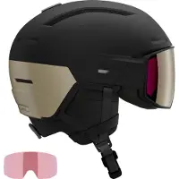 Salomon Skihelm Driver Prime Sigma Plus Unisex Black/Light Bronze Metal-53 - 56 cm