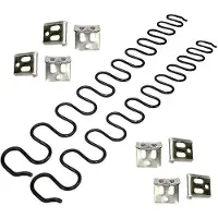 OEM Reserveveren für Bank - Set aus 2 mit 8 S-förmigen Clips und Reparaturset, Durchmesser 40 mm