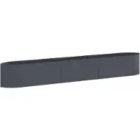 Syfax Hochbeet im Garten Anthrazit 300 x 40 x 40 cm Stahl