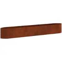 Syfax Hochbeet im Garten Wetterfeststahl 300 x 40 x 40 cm Stahl