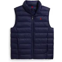 Ralph Lauren für Jungen. 323B15067002 Colden wattierte Faltweste navy ((M) 8/9años= 140/149cm), Lässig, Recyceltes Nylon, Marine, Kinde