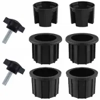 OEM Parasolstandaard-Ersatzteile - 32, 38, 48 mm - Handknop-Schrauben - Terrassen- und Balkonset - für Außenmöbel in der Gartenhütte