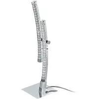 Eglo Pertini, Chrom, Transparent, Aluminium, Kunststoff, Stahl, Schlafzimmer, Wohnzimmer, IP20, II, ENEC