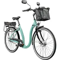 Tretwerk E-Bike "Linea" Gr. 48, grün, Elektrofahrräder, 48cm, 28 Zoll (71,12cm), E-Bike, tiefer Einstieg