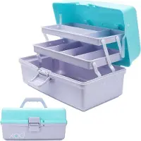 OEM Multifunktionale 305cm große Kunststoff-Organizer-Box - blauw paars