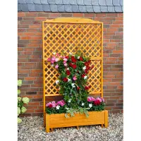 Promadino Spalier "Romantica" mit Pflanzkasten, BxTxH: 120x38x210 cm